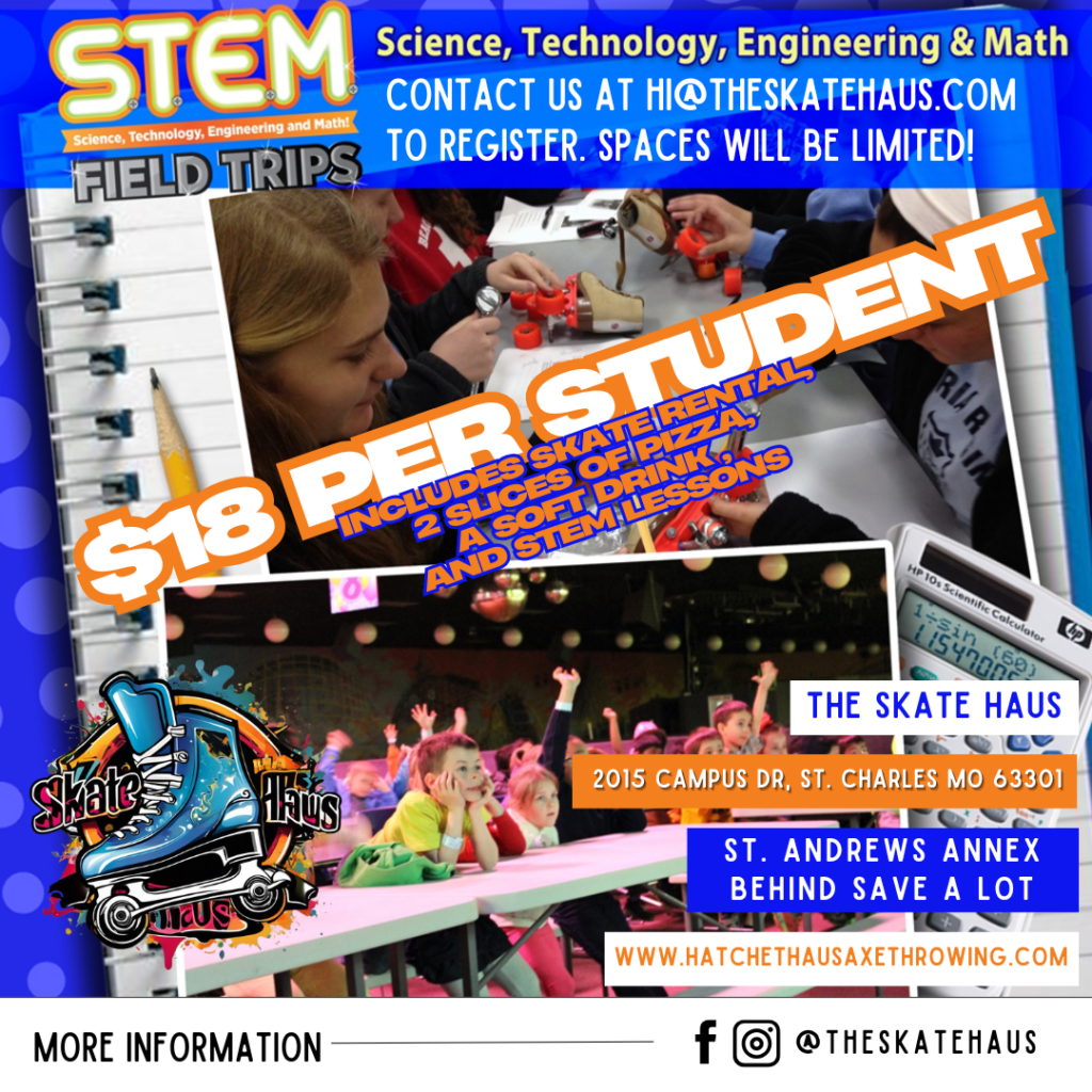 Copy of Brand New STEM Field Trips available grades K-12 email us at hi@theskatehaus.com