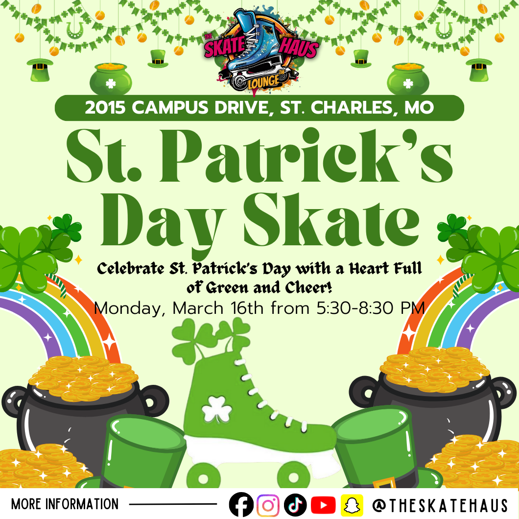St. Patrick's Day Skate — March 16th