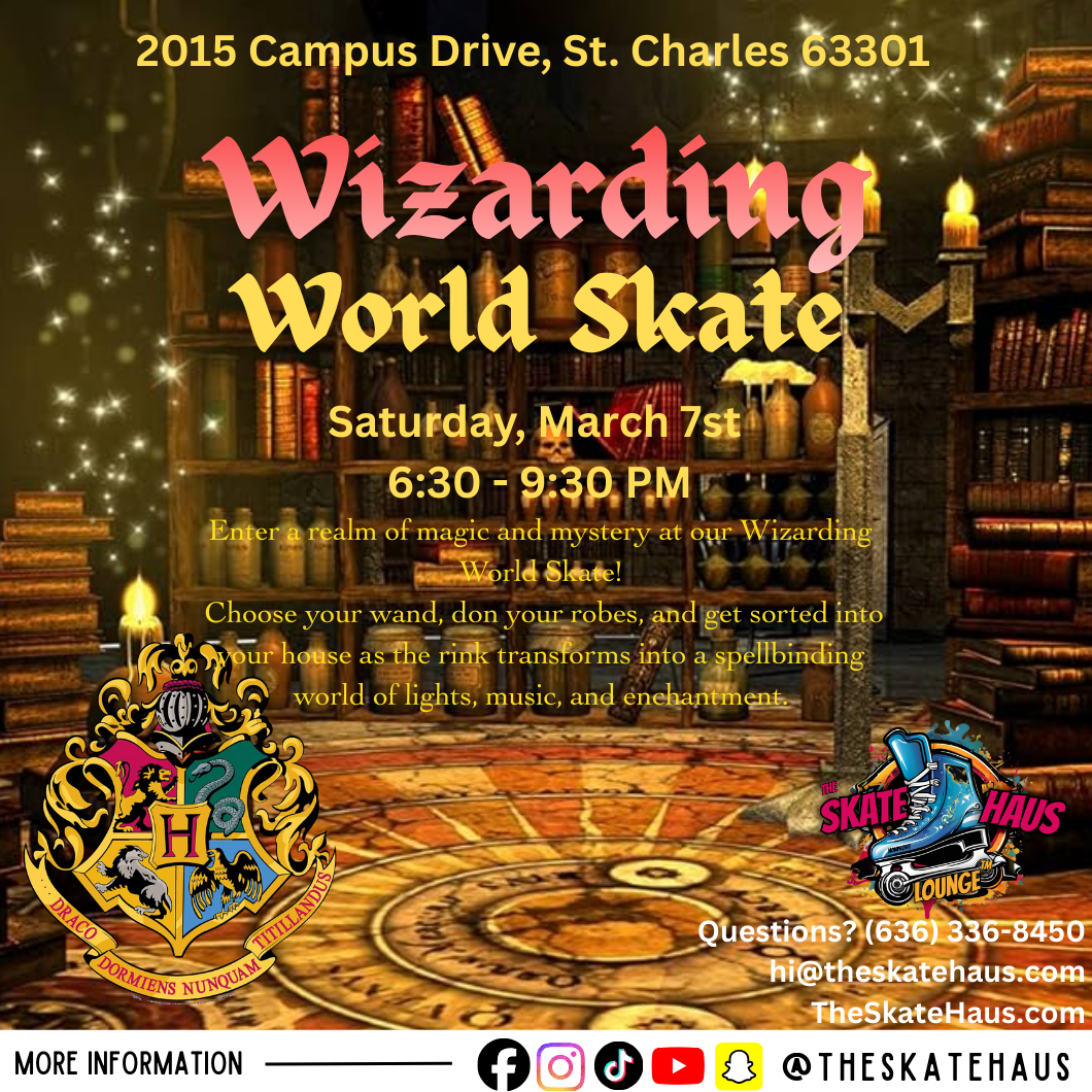Wizarding World Skate — March 7th
