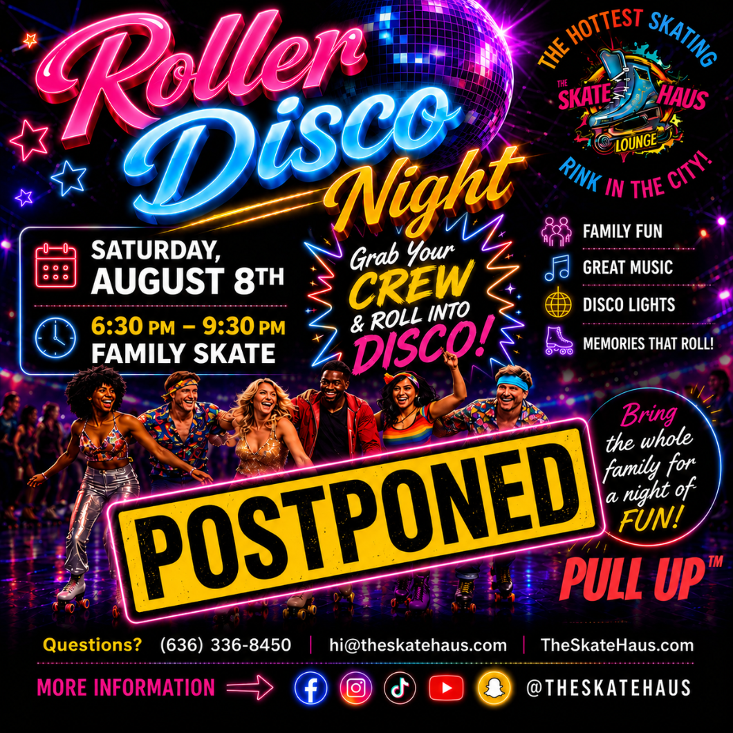 Roller Disco Night — Saturday, July 11th, 6:30-9:30 PM